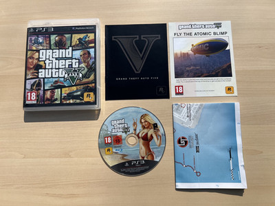 Playstation 3 PS3 | Grand Theft Auto 5 | Komplett mit Handbuch & Kartenset | UK