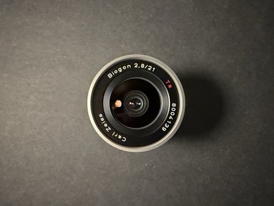 [MINT] CONTAX Carl Zeiss Biogon 21mm f2.8 Lens w/ GF-21 For G1 G2