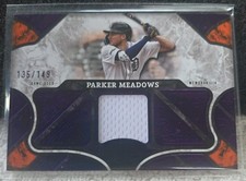 2025 Topps Tier One Parker Meadows Jersey Purple Foil /149 Tigers