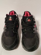 Nike Air Huarache Run Premium 654275-037 Size 5.5 Y Black/pink