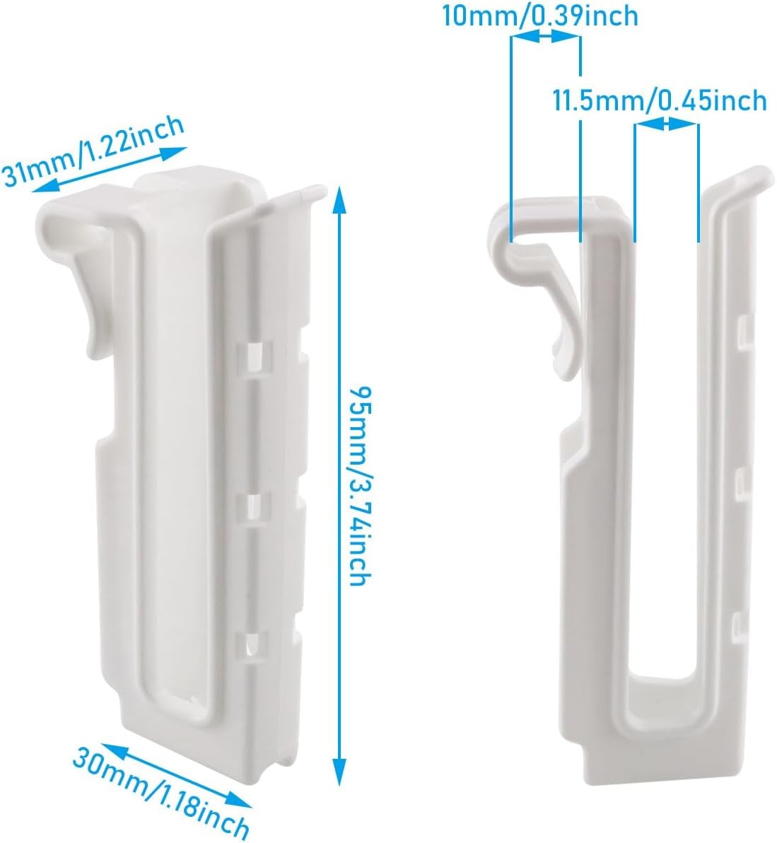 4PCS Plastic Cup Dish Drainer Kitchen Shelf Accessories Drying Hooks White 