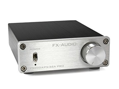 FX-AUDIO-FX202A/FX-36A Pro Silver TDA7492PE Digital amplifier IC-mounted stereo