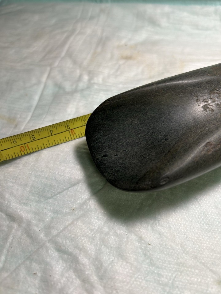 Super Fine 9 Inch Stone Gouge Stokes NC Artifact Axe Arrowhead Museum ...