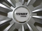 2x Fendt Caravan 56mm 3D epoxy logo stickers for hubcaps rims sticker set