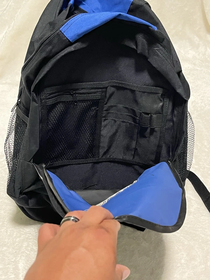 Mochila Volvo Penta azul negra coche carreras excelente estado Foto 3 de 4