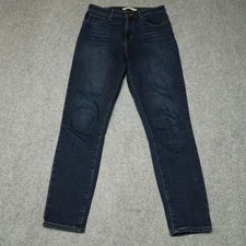 Levi's 721 Women's Jeans High Rise Skinny Ankle 27 Dark Wash Stretch