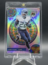2021 Panini Mosaic Stained Glass Mosaic Derrick Henry #GM-13 SSP CASE HIT