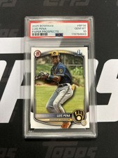 2025 Bowman Baseball Luis Pena 1st Paper Prospects PSA 10 #BP38