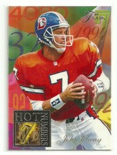 1994 Fleer Flair Hot Number #4 ~ John Elway ~ Denver Broncos