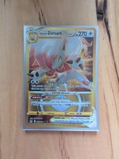 Hisuian Zoroark VSTAR 213/196 NM+ Gold Secret Rare - Lost Origin - Pokemon TCG on eBay
