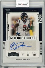 2021 Panini Contenders Brevin Jordan Autograph Rc