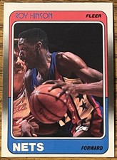 Roy Hinson 1988-89 Fleer Basketball Card #78 New Jersey Nets NBA Free Shipping