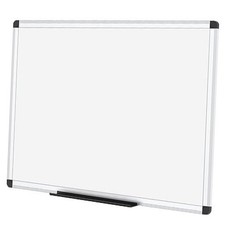 Magnetic Dry Erase Board, 24 X 18 Inches, Silver Aluminium Frame 24"W x 18"H
