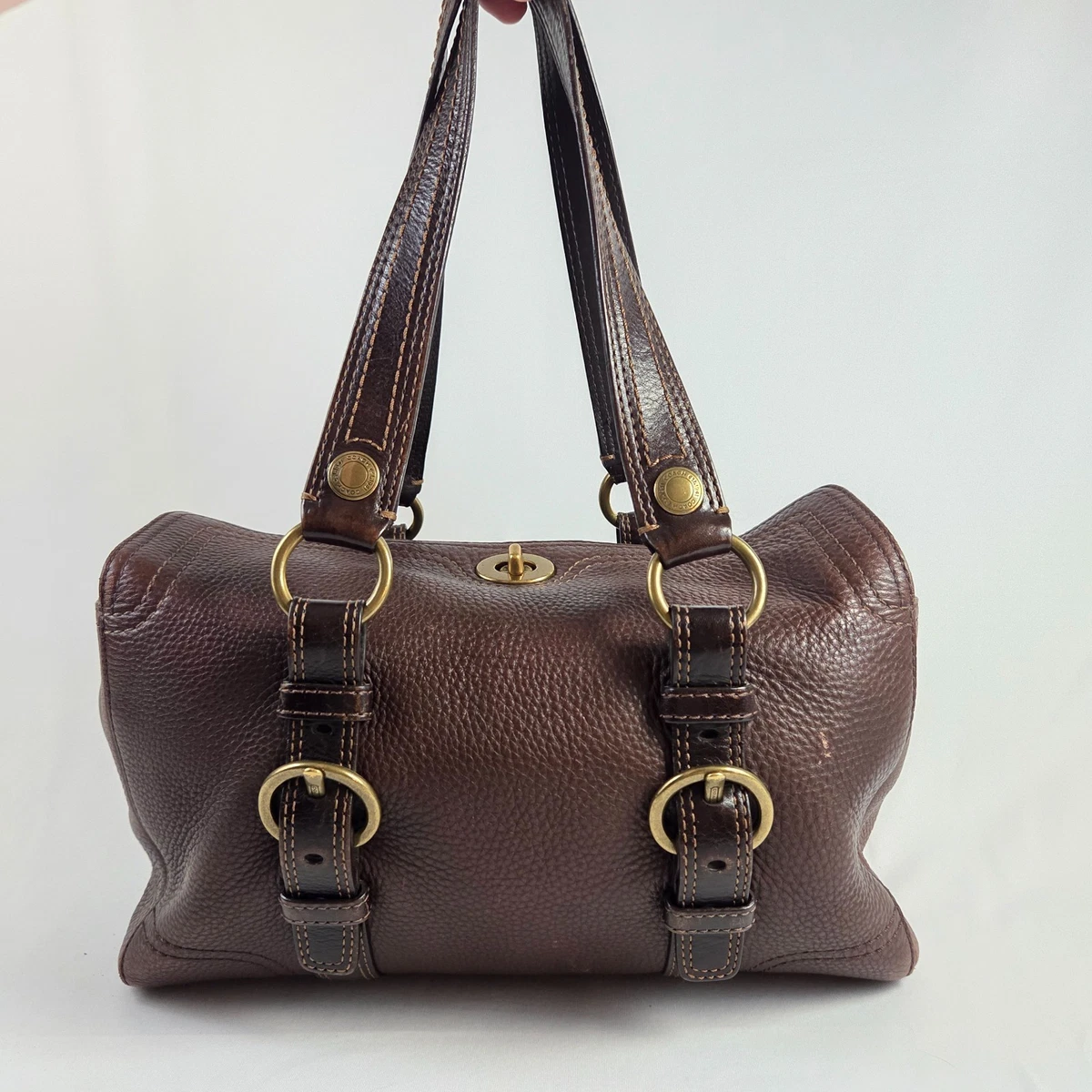 Coach Chelsea Leather Exterior Satchel/Top Handle Bag Handbags