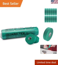 1" Green Finger Protection Tape - 12 Rolls of Biodegradable Self-Adhesive Cotton