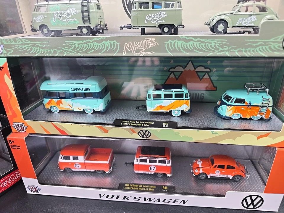 M2 машины автопоезда VW упаковка из 6!  Fnta, Tab, Coca Cola, Maui And Sons  - Изображение 3 из 4