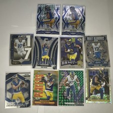 Panini Puka Nacua Rookie Los Angeles Rams NFL 2023 Card Lot 9-Card Select Mosaic