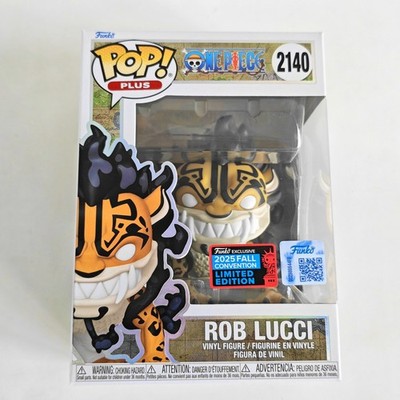 FUNKO POP PLUS #2140 ONE PIECE Rob Lucci 2025 Fall Convention Soft