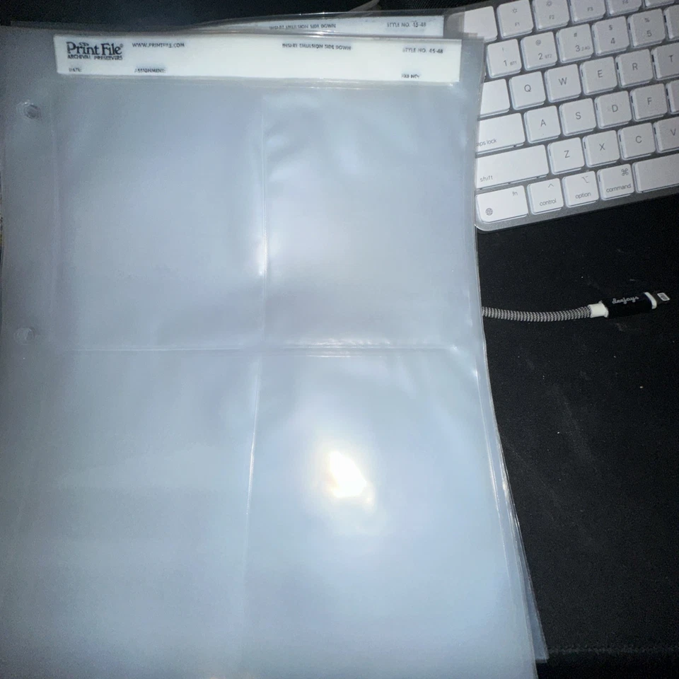 20x Print File 4x5 Inch Negatives Pages Sleeves Film Archival Preservers - Image 3 of 3
