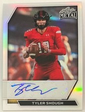 2026 Leaf Metal Tyler Shough Auto Autograph Base Prismatic Silver #d 1/12