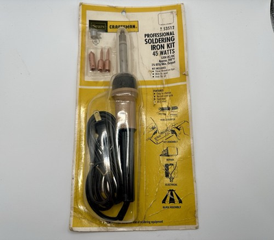#ad #ad Vintage NOS Sears Craftsman Soldering Iron Kit No. 9 53512 Brand New amp; Sealed $24.99