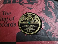 Reginald Dixon: Martial Moments 1st UK 10" 78RPM Shellac Rex 8685