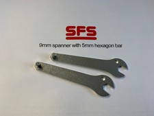 2 x SFS Intec UPVC Door Hinge Adjusting Spanner/Tool 9mm Spanner/5mm Hexagon