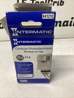 Intermatic K4121C Stem Mount Thermal Photo Control 120V S-737