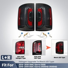 Halogen Upgrade Led Tail Lights For 2014-2018 Gmc Sierra 1500 25003500hd Lh Rh