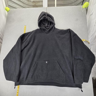 Yeezy Gap YZY Hoodie Mens Large Black Heavy Fleece Pullover