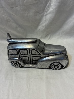Cast Aluminum 1940's Style Wagon Car Bottle Opener Paperweight Drinkware