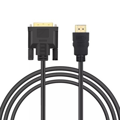 HDMI to DVI Adapter Cable, 1m/3.3ft CL3 Rated High Speed Bi-Directional DVI-D...
