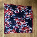 KATE SPADE 34” X 34” New York Hand-rolled Edge Floral Silk Multicolor Scarf — photo 1