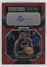 2023-24 Panini Prizm Draft Picks Choice Red 35/40 Adama Sanogo #SS-ADS Auto 11ur