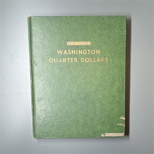 Vintage Whitman Coin Album: Washington Quarters Folder Green