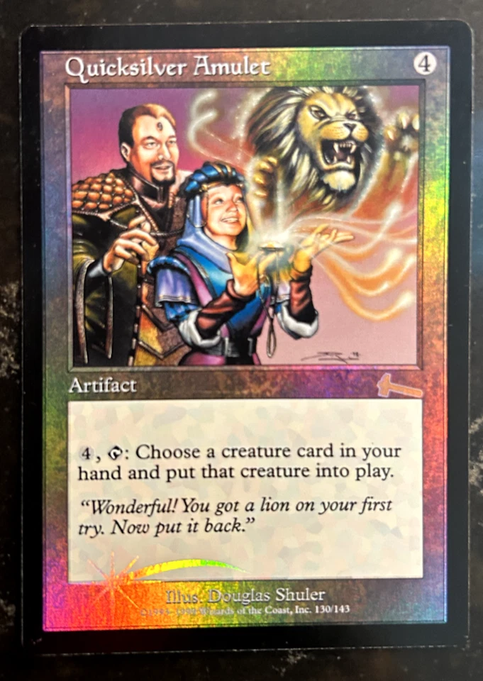 Quicksilver Amulet - FOIL - Urza’s Legacy 1999 NM - Magic The Gathering  - Mtg - Image 3 of 4