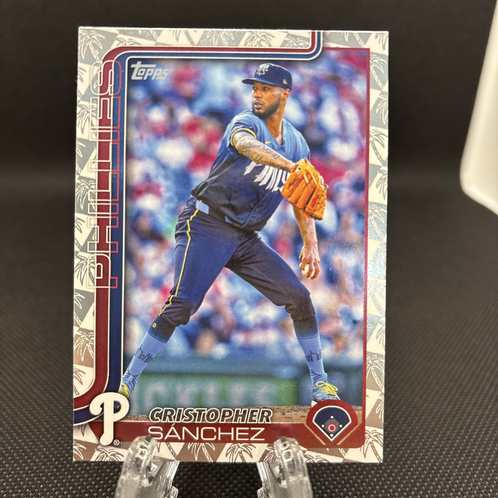 2025 Topps Christopher Sanchez (SP) Spring Training Palm Tree Foil