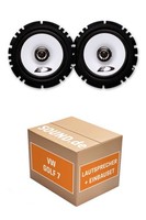 Lautsprecher Boxen Hinten Alpine SXE-1725 FüR VW Golf VII 2X Tief-MitteltöNer Mi