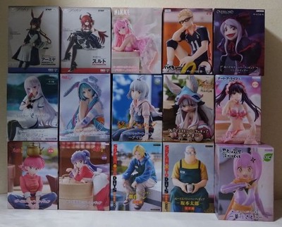 FuRyu Noodle Stopper Figur Set 15 Typen Sakamoto Days Ranma 1/2 Date A Live