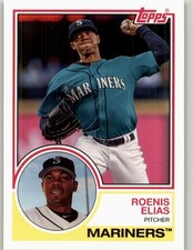 2015 Topps Archives Roenis Elias #222 Seattle Mariners