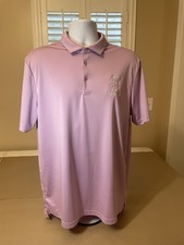 Levelwear Light Purple/Lilac Polo-Mens Size L Logo: TPC Piper Glen Country Club