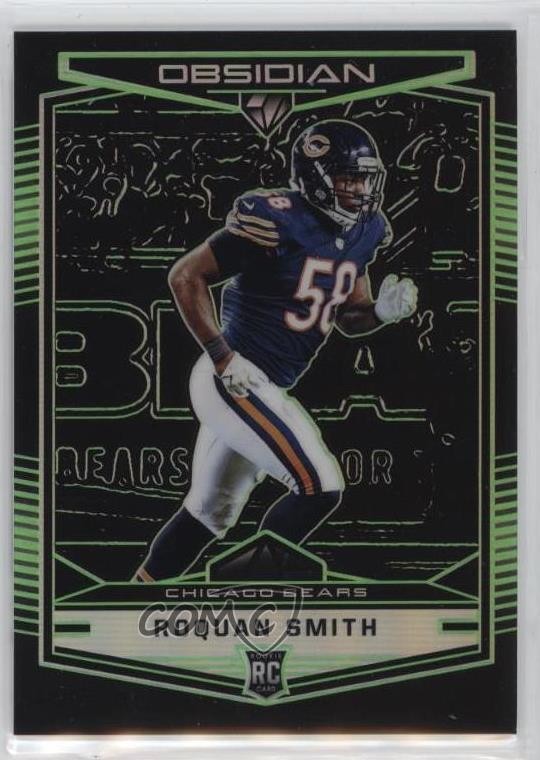 2018 Panini Obsidian Electric Etch Green 2/25 Roquan Smith #143 a8r