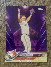 2018 Topps - Roberto Osuna #74 Purple - Toronto Blue Jays - Meijer Exclusive