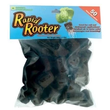 GH Rapid Rooter Natural Plant Starter 50 Plugs Organic Refills Cloning Seeds