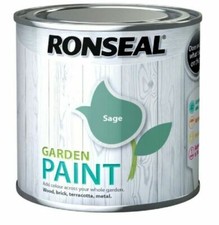 Ronseal Outdoor Garden Paint - For Exterior Wood Metal Stone Brick 750ML