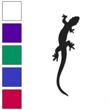 Gecko Lizard, Vinyl Decal Sticker, Multiple Colors & Sizes #6110