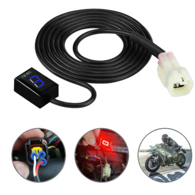 Motorcycle Gear Indicator Blue LED for Kawasaki ZX-6R Ninja