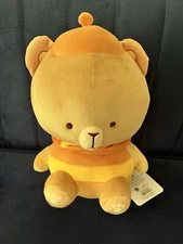 Milk Mocha Bear Honey Pot Mocha Plush 12IN Round 1 Exclusive NWT