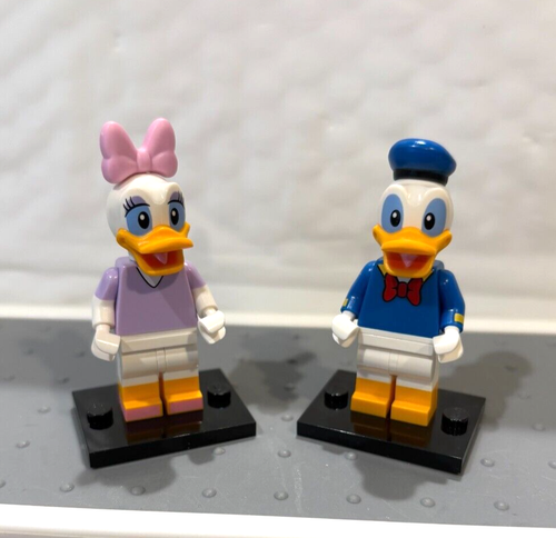LEGO DISNEY MINIFIGURES 71012 DONALD AND DAISY DUCK FIGURES RETIRED HTF