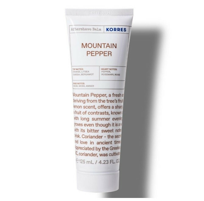 Korres Men's After Shave Balm MOUNTAIN PEPPER / BERGAMOT / CORIANDER